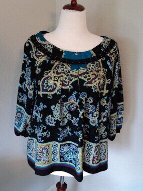 Women's Multi-Colored Top